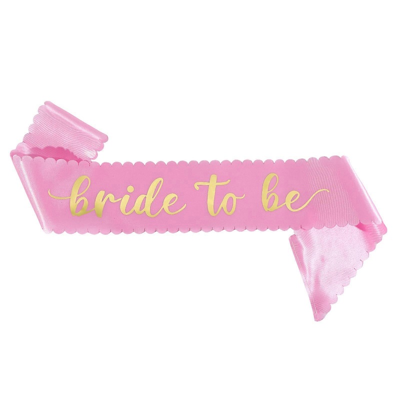 Bride Sash Elegant Sash Wedding Hair Accessories Luxurious Wedding Sash Western Sash Bachelorette Party | Fruugo SG