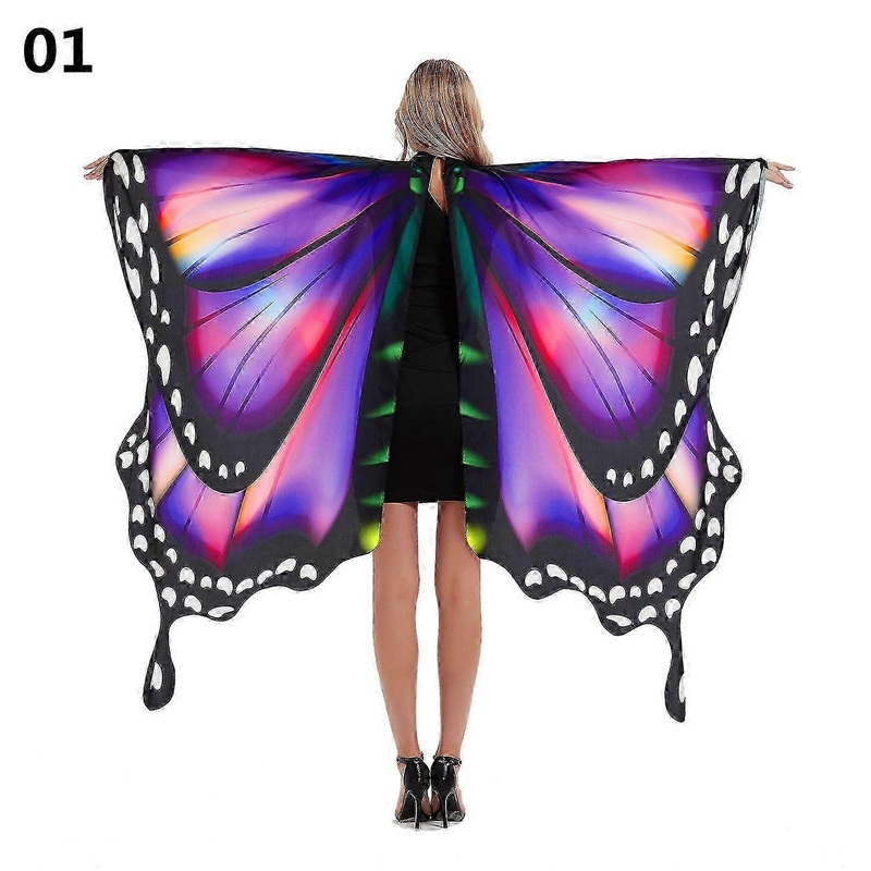 Butterfly Wings Shawl for Women – Soft Fairy Cape Scarf Halloween Costume Accessory | Fruugo SG