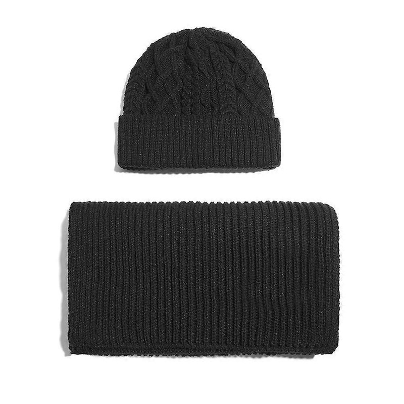 Children’s winter knitted hat and scarf set Warm children’s knitted hat beanie | Fruugo SG