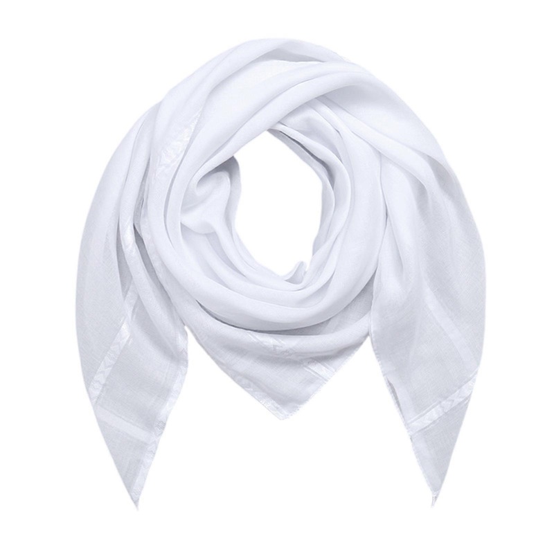 Fashion Luxurious Square Scarf Women Soft Hair Scarf Outdoor Unisex Headscarf for Fashion Accessory  White | Fruugo SG