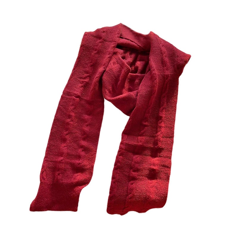 Women Hat Head Wrap Thicken Knitted Scarf Hat for Climbing Skiing Sports Headwear Girl Scarf Hooded  Red | Fruugo SG