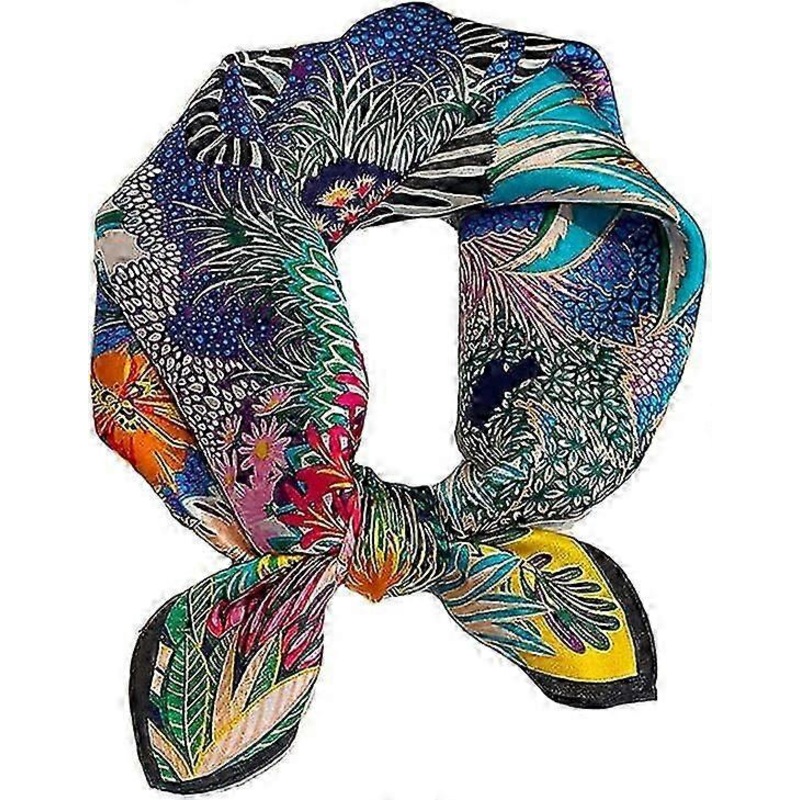 Women’s 100% Pure Mulberry Silk Square Scarf – 21×21 – Neckerchief & Headscarf | Fruugo SG