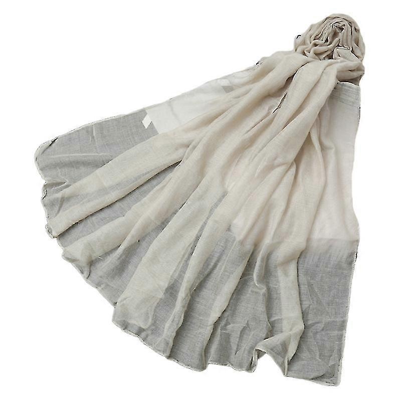 180x80cm Plain Solid Color Cotton Linen Shawl Women Hijabs Scarf Muslim Wide Scarve Wrap For Female Ladies | Fruugo SG