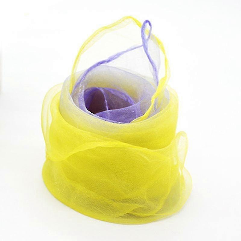 Children Shimmer Gradient Colored Square Scarves Kindergarten Performance Dance Juggling Movement Shawl Headwrap Kerchief Props | Fruugo SG