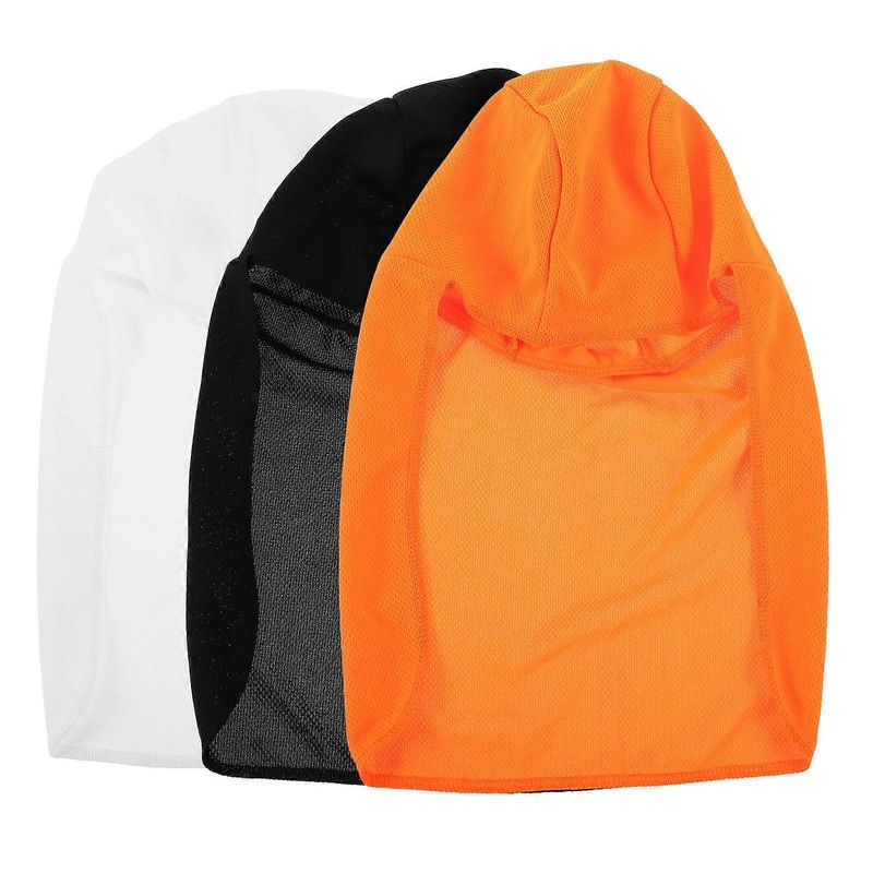 Cycling Cooling Neck Protection Hat With Tail For Outdoor Activities Breathable Black 3Pcs | Fruugo SG