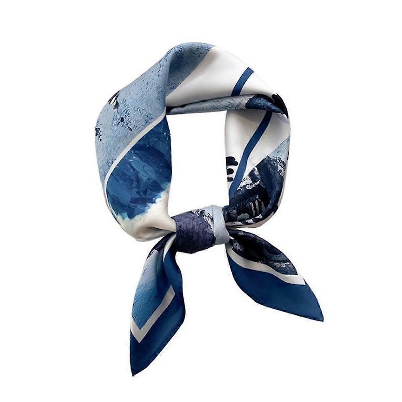 Fashion Kerchief Silky Scarf Neck Shawl Uniform Wrap Handbag Accessories for Lady | Fruugo SG
