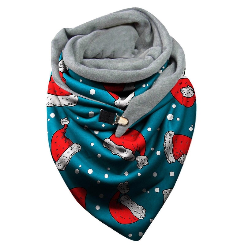 fashion winter women christmas button soft wrap casual warm scarves shawls | Fruugo SG