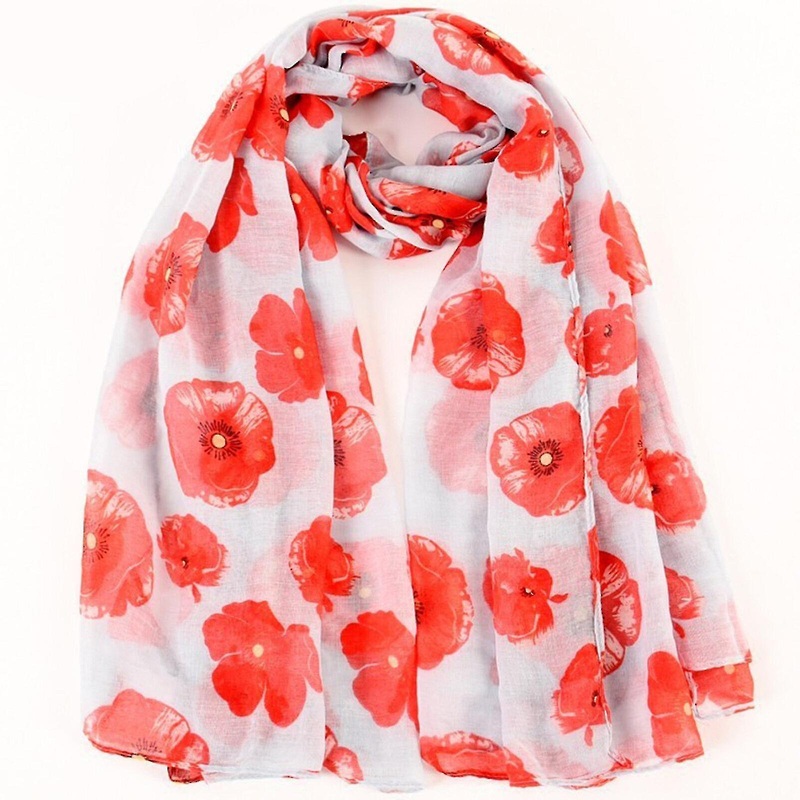Flower Scarfs For Women Lightweight Florals Shawl Wraps Spring Travel Accessory,100% New | Fruugo SG