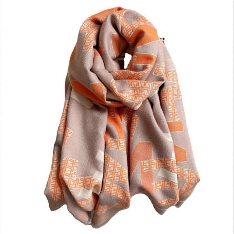 Geometric Pashmina Scarf Autumn Winter Jacquard Shawl Fashion Long Warm Thicken Wrap for Lady | Fruugo SG