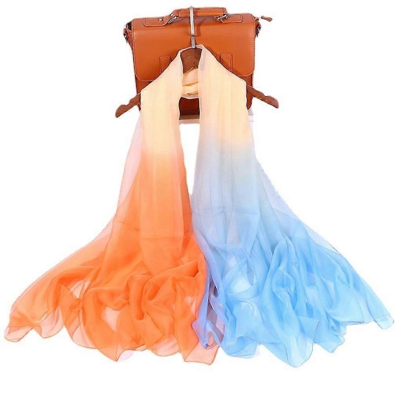 Gradient Color Scarf Beach Cover Sun Proof Shawl Thin Wrap for Lady | Fruugo SG