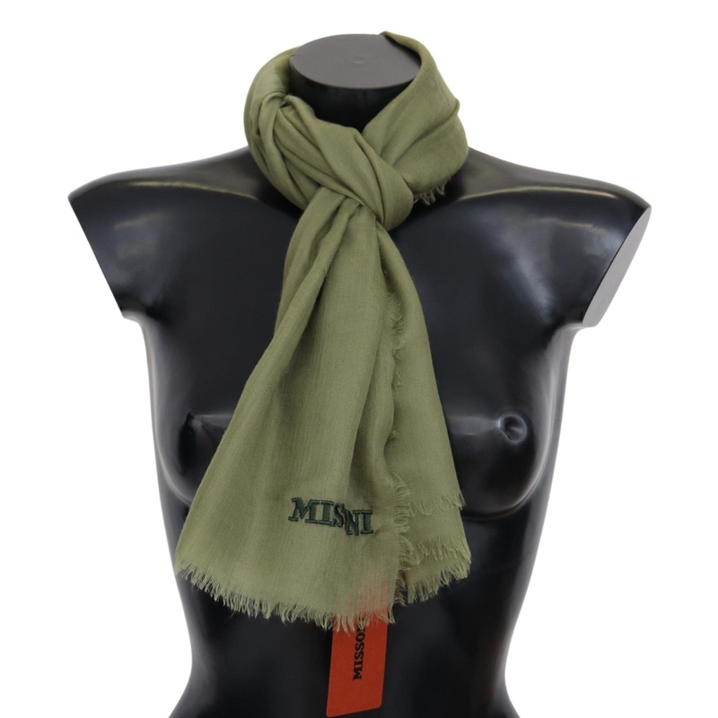 Green Cashmere Unisex Neck Wrap Scarf | Fruugo SG