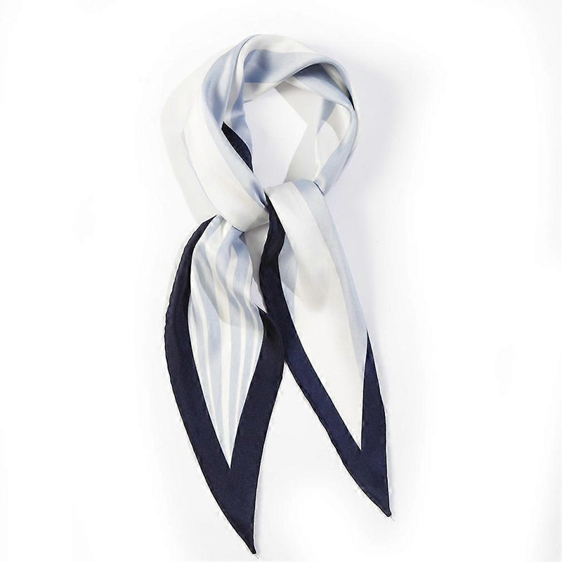 INS Female Bag Satin Scarf Stripe Wraps Multi Purpose Neckerchief for Lady | Fruugo SG