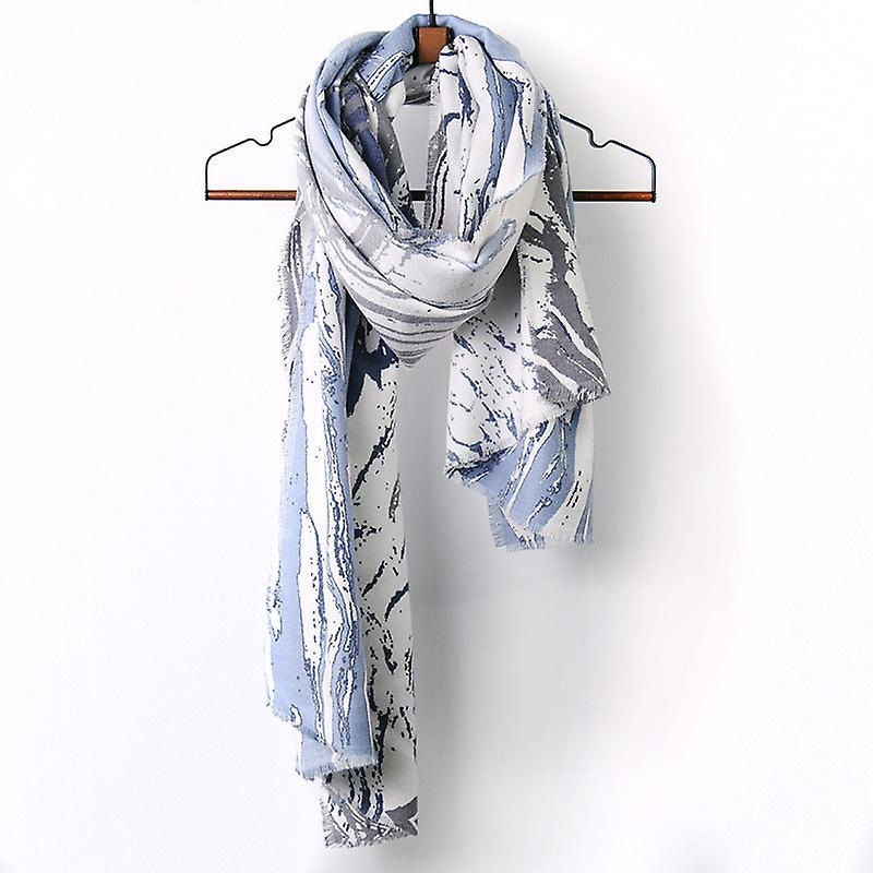Marbled Tassels Imitate Cashmere Women’s Fall Winter Scarf Blanket Wrap Shawl Stole Warm Soft | Fruugo SG