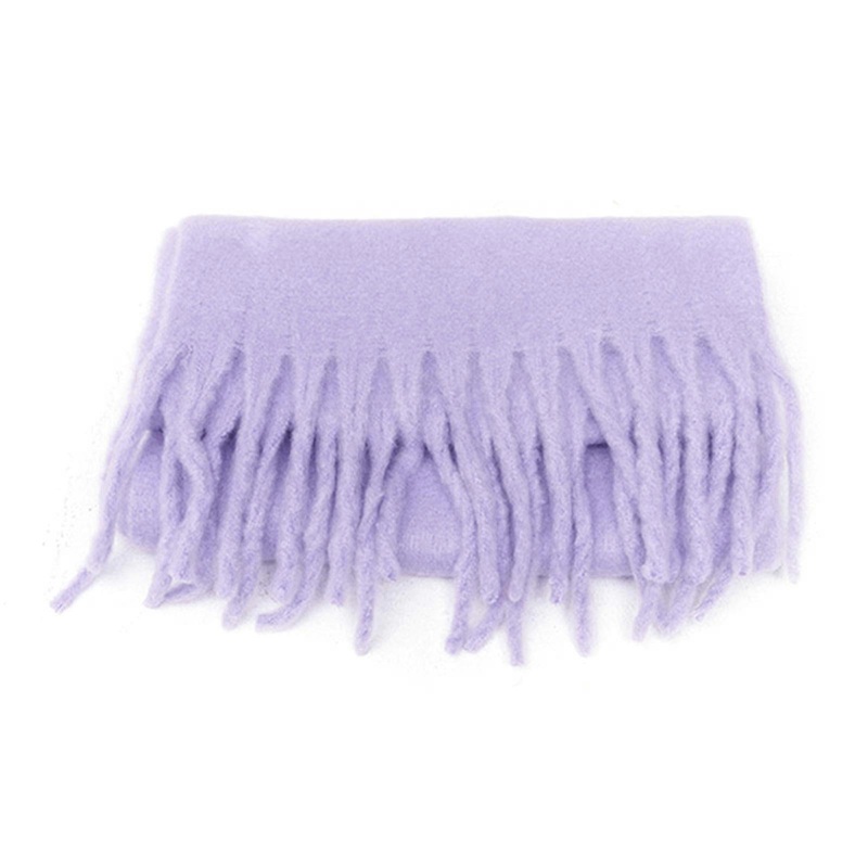 Women Fashion Scarves Long Shawl Winter Thick Warm Knit Large Scarf Cashmere Feel Shawl Wraps Multi-color  purple awn | Fruugo SG