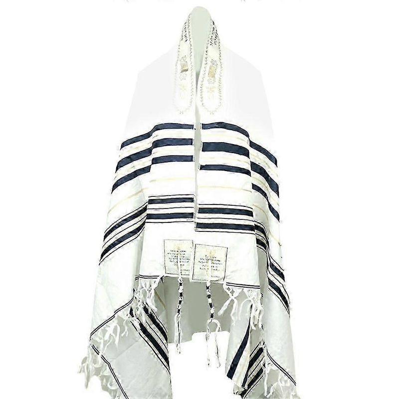 Women Men Messianic Jewish Israel Tallit Prayer Shawl Scarf 108x180cm Shawl | Fruugo SG