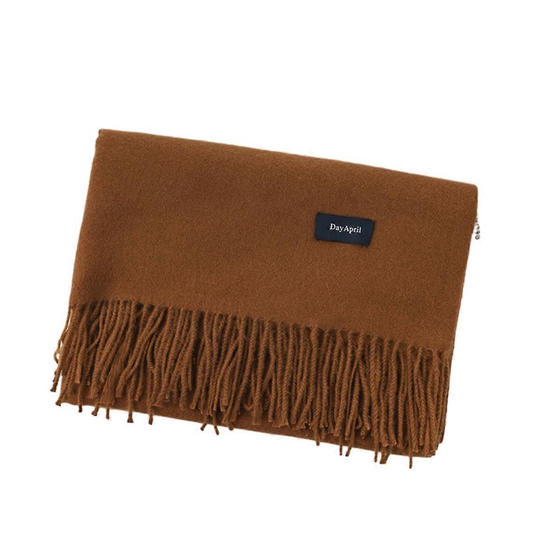 1 Simple Solid Color Scarf Faux Cashmere Warm Scarf Fashion Shawl | Fruugo SG