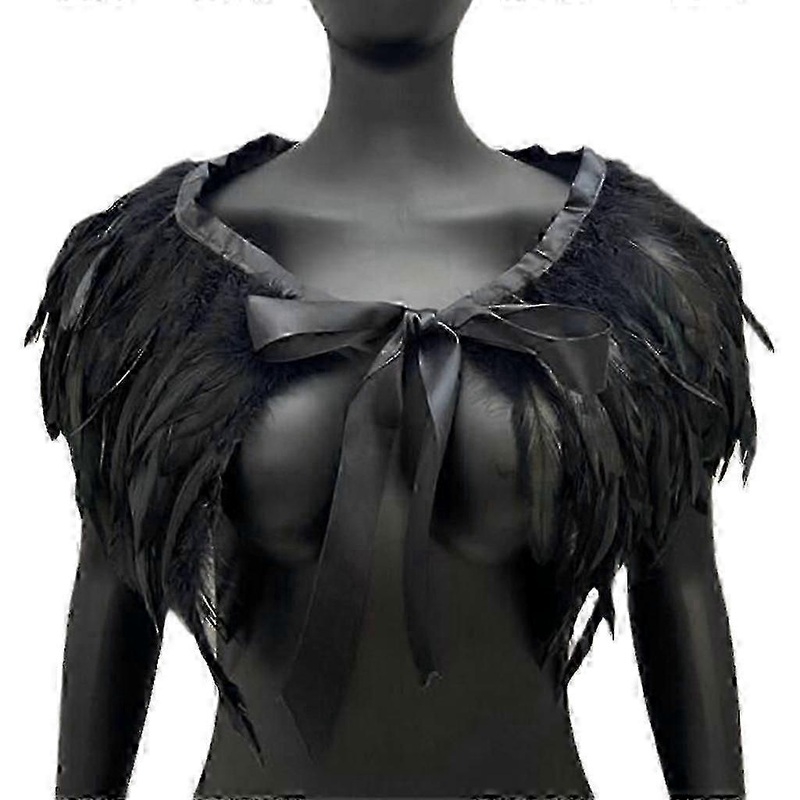 Adjustable Feather Cape Collar Suitable for Women and Men at Halloween Parties | Fruugo SG