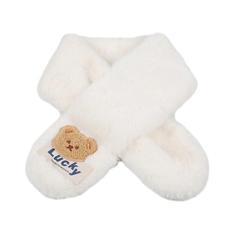 Boy Girls Bear Neckerchief Trendy Baby Neck Scarf Comfortable Kids Long Muffler Autumn Winter Toddlers Essential Gift  White | Fruugo SG