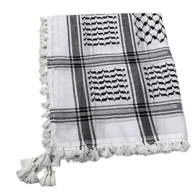 Classical Arafat Keffiyeh Scarf for Men Daily Wear with Unique Pattern Design Desert Scarf Arab Shemagh for Adult  Black | Fruugo SG
