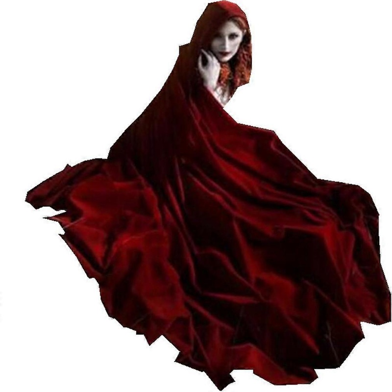 Cosplay Cape Hooded Poncho Bridal Dress Show Costume for Halloween Christmas | Fruugo SG