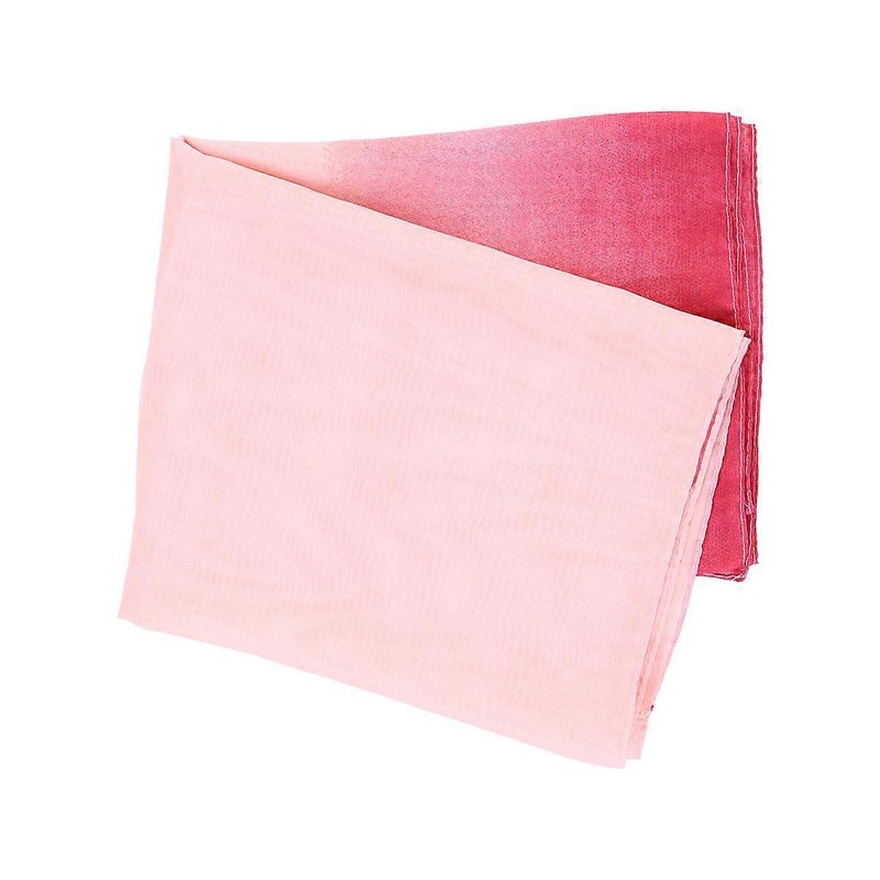 Dressy Shawl Women Chiffon Scarf Elegant Style Pink And White 160x50cm Lightweight Fine Texture Versatile Wearing Options 1Set | Fruugo SG