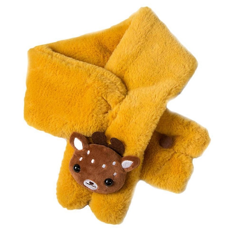 Kids Scarf Warm Neckerchief All-Match Cross Design Yellow 80X11cm Childrens Winter Accessory 1Pc | Fruugo SG