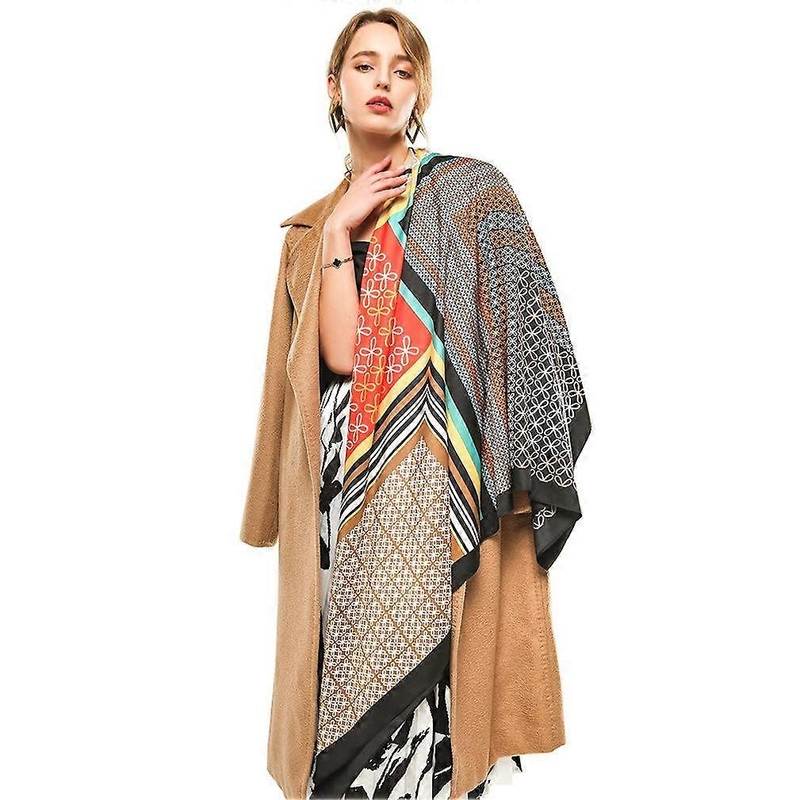 MEANBEAUTY Silky Scarf Thin Lightweight Wraps Satin Scarf for Woman | Fruugo SG