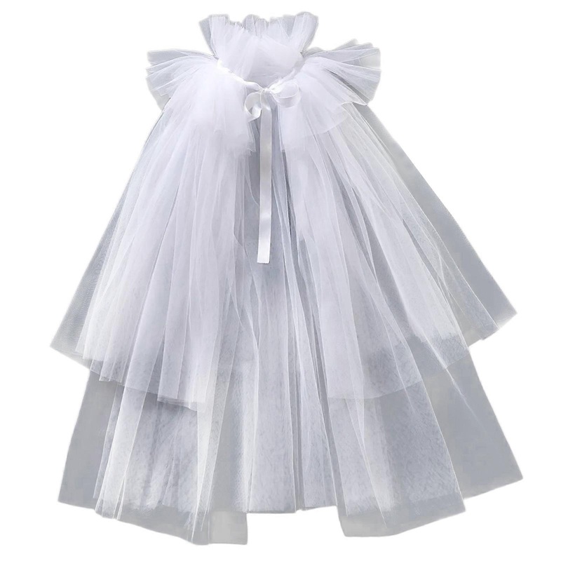 Bride Shawl Shoulder Cover Tulle Shawl Shoulder Jewelry Capes Shawl for Wedding Evening Costume Tulle Wrap  White | Fruugo SG