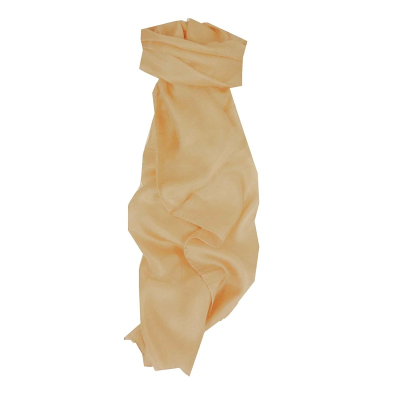 Mulberry Silk Hand Dyed Long Scarf Oyster from Pashmina & Silk | Fruugo SG