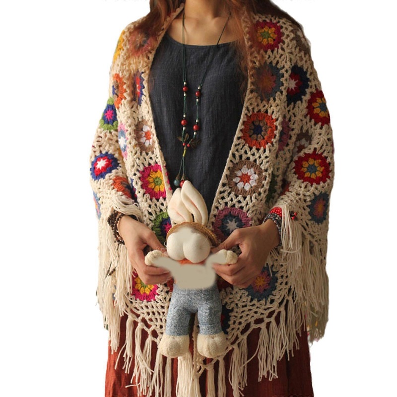 Women Triangles Blanket Cardigans for Mother Winter Travel Chunky Warm Wrap Soft Shawl Scarves Cold Weather Supplies | Fruugo SG