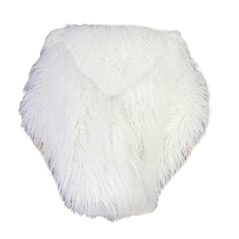 Colorful Plush Shoulder Wrap for Woman Versatile Long Furs Shrug for Woman Halloween Cosplay and Carnival Celebrations  White | Fruugo SG