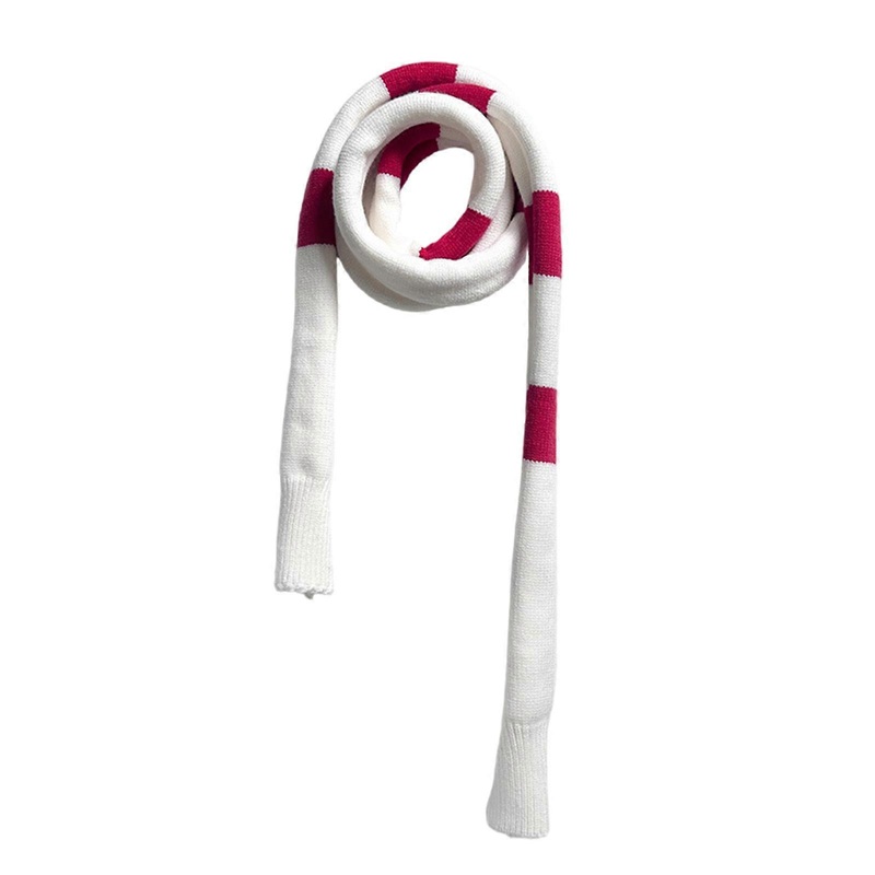 Knit Scarf for Women Long Skinny Belt Necktie Neck Scarf Girls Photo Props Long Neckerchief Skinny Scarf Necktie  Red | Fruugo SG