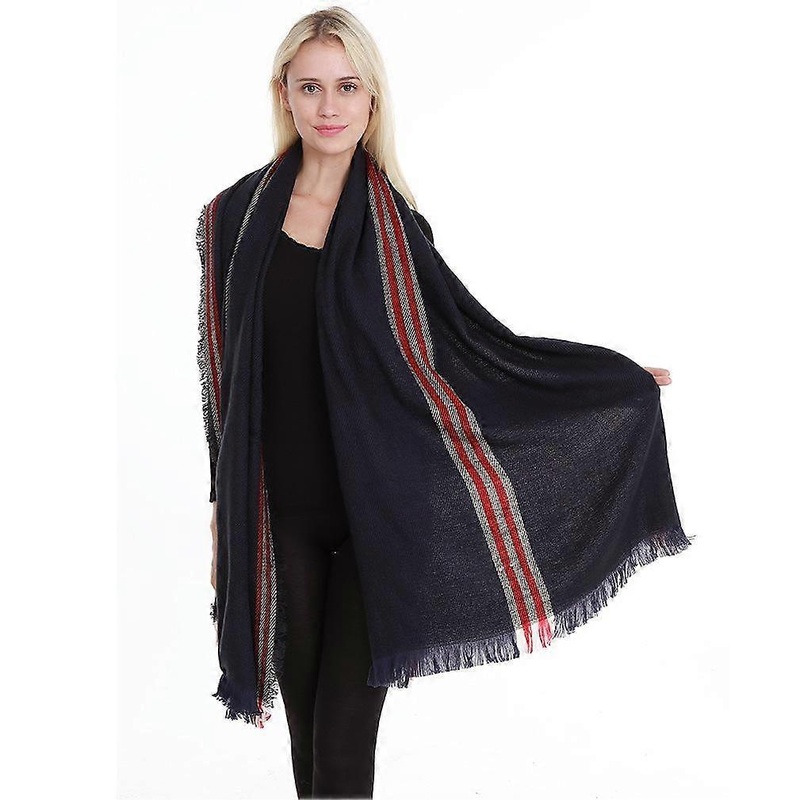 Leopard Print Scarf Pashmina Shawl Wrap Thicken Poncho for Lady | Fruugo SG