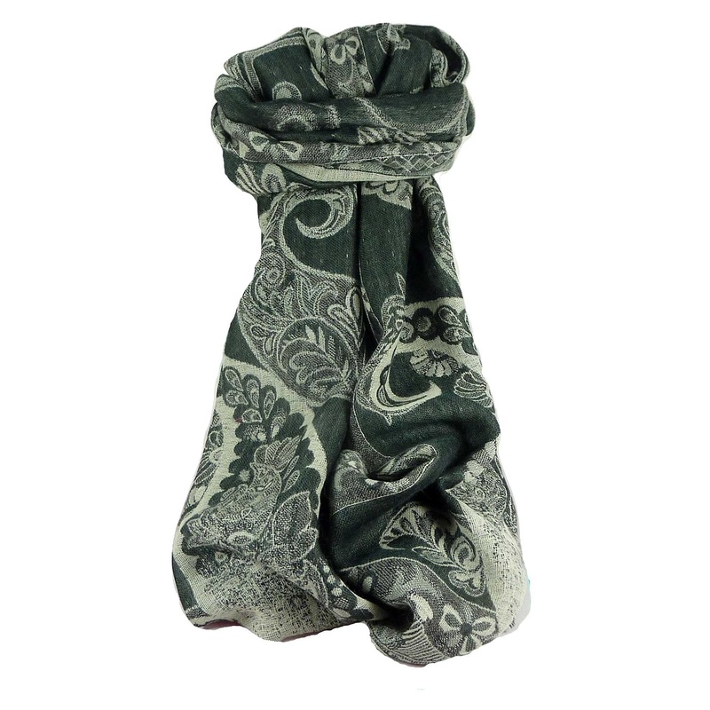 Mens Muffler Scarf 9959 Fine Pashmina Wool by Pashmina & Silk | Fruugo SG