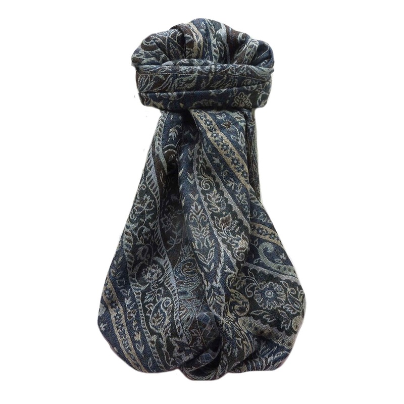 Muffler Scarf 7309 in Fine Pashmina Wool Heritage Range by Pashmina & Silk | Fruugo SG