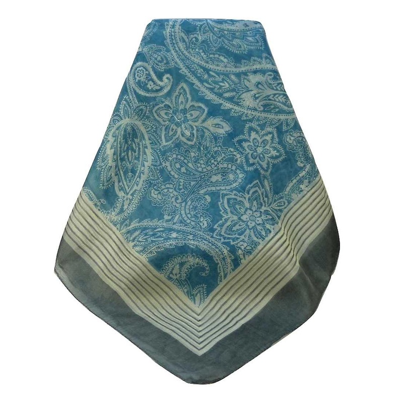 Mulberry Silk Contemporary Square Scarf Kangri Charcoal by Pashmina & Silk | Fruugo SG