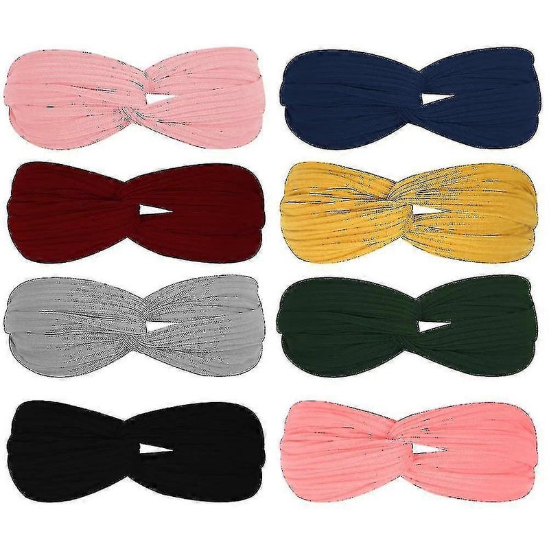 Women’s Headbands, 8pcs Fashion Headbands For Women Cloth Headband Boho Stretchy Hair Bands, Hair Accessories | Fruugo SG
