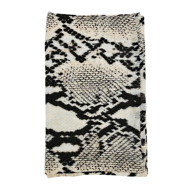 2023 Autumn And Winter New Classic Leopard Pattern Warm Scarf Women’s Cashmere-like Raw Edge Talma | Fruugo SG
