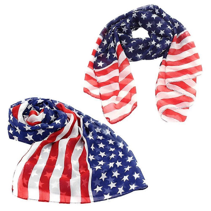 American flag scarf, innovative patterned accessory, elevates everyday outfits | Fruugo SG