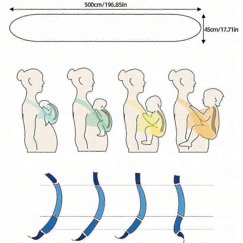 Babywearing Scarf Material Carrier Up To 20kg For Parent | Fruugo SG