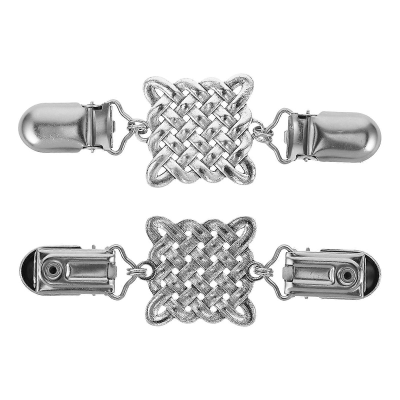 Cardigan Clips For Women Securing Scarves Elegant Modern Metal Sweater Clips For Clothes 10.80X3.20X0.70cm 2Pcs | Fruugo SG