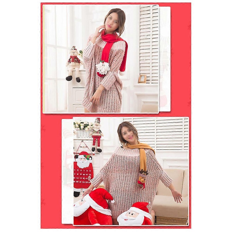 Childrens Fleece Scarf Christmas Decorative Scarf for Boys Girls Warmth Neck Protection Plush 1Pack | Fruugo SG