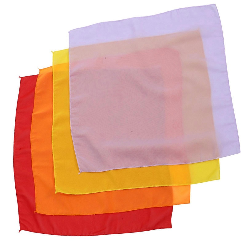 Dancing Scarves 4Pcs Performance Gimmick Scarf Assorted Color For Street Shows And Parties | Fruugo SG