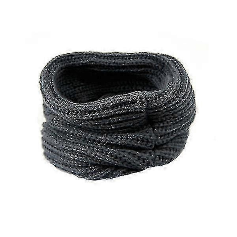 Dark Grey Thick Loop Shawl Knit Cowl in Women’s Winter Warm Wool Blend | Fruugo SG