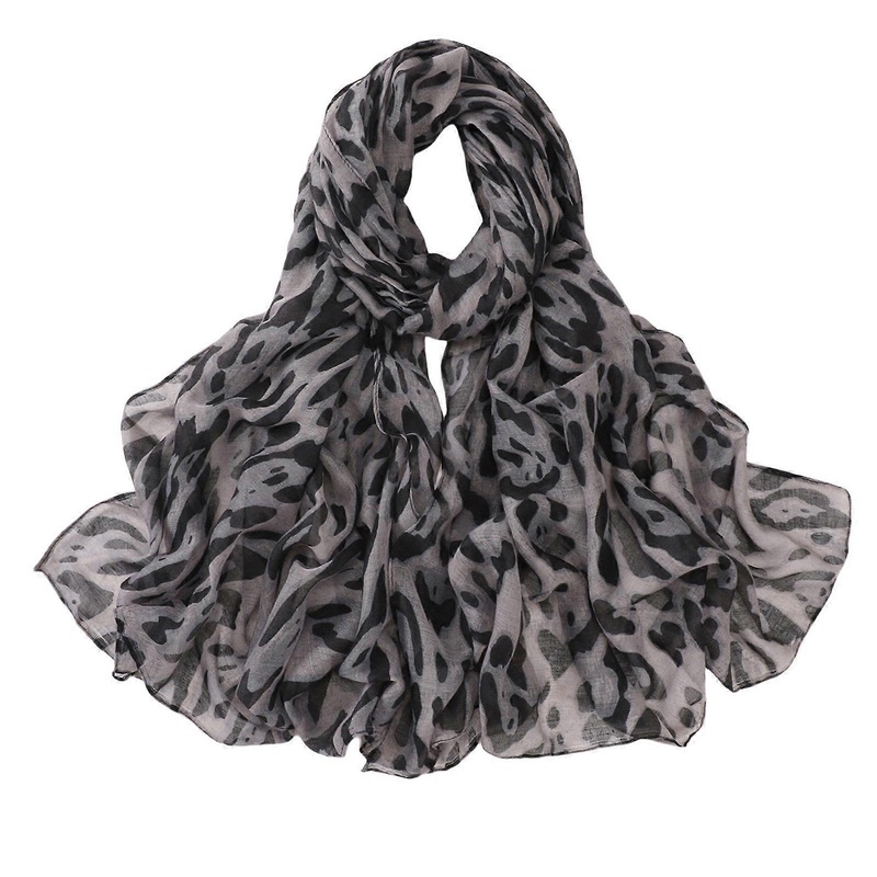 Fashion Leopard Scarf Luxurious Fabric Party Night Club Neck Wrap Scarf Ensures Comfort and Durability for Women  No. 3 | Fruugo SG