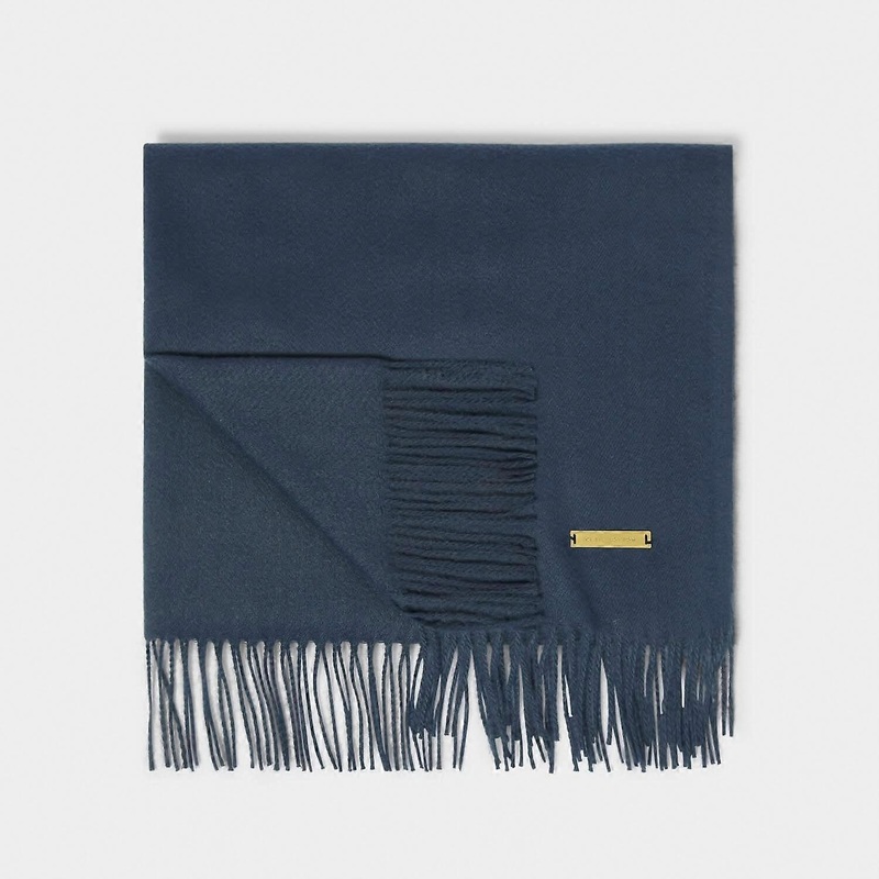 Katie Loxton Navy Blanket Scarf KLS612 | Fruugo SG