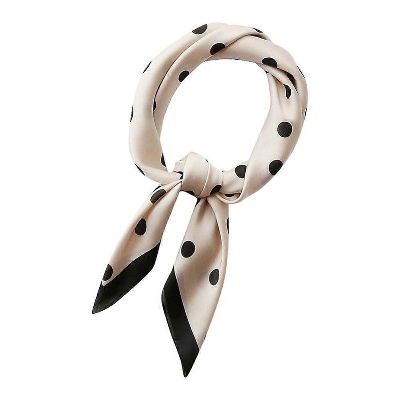 Women Shawl Scarf Costume Accessories Square Simulation Silk Beige Sun Protection 1Pack | Fruugo SG