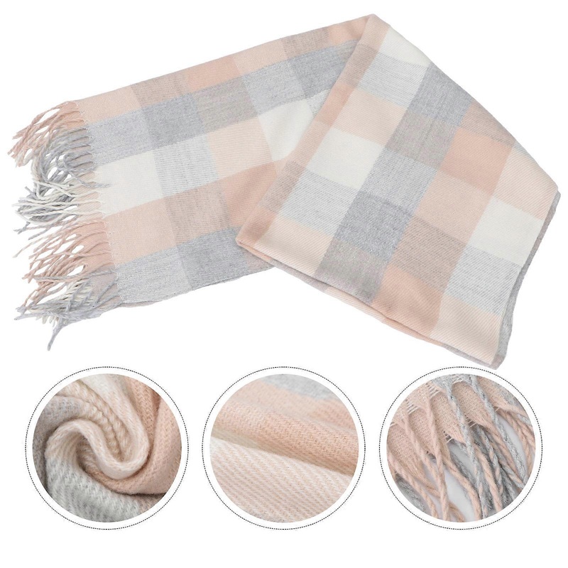 Wraps For Women Warm Shoulder Shawl Cape Pink Rectangular Multi-Functional Use 1Set | Fruugo SG