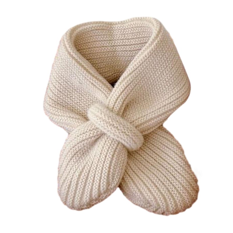 Baby Winter Scarf Knitted Thick Elastic Soft Solid Color Unisex Warm Cold Resistant Anti-shrink Neck Protection Children Neck Wrap | Fruugo SG