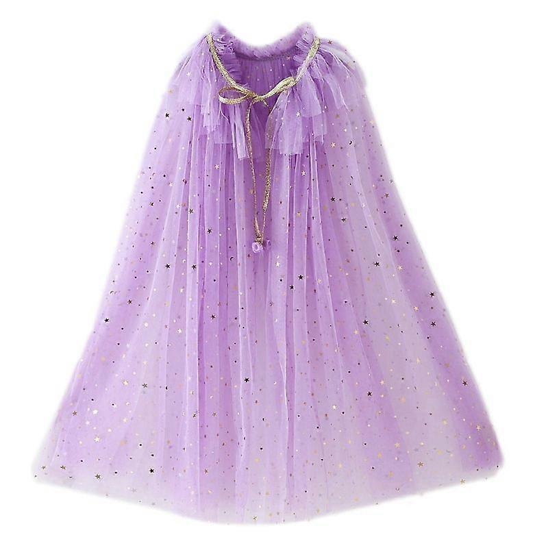 Dreamlike Tulle Princess Cloak Girl’s Sequin Shawl Princess Cosplay Cloak | Fruugo SG